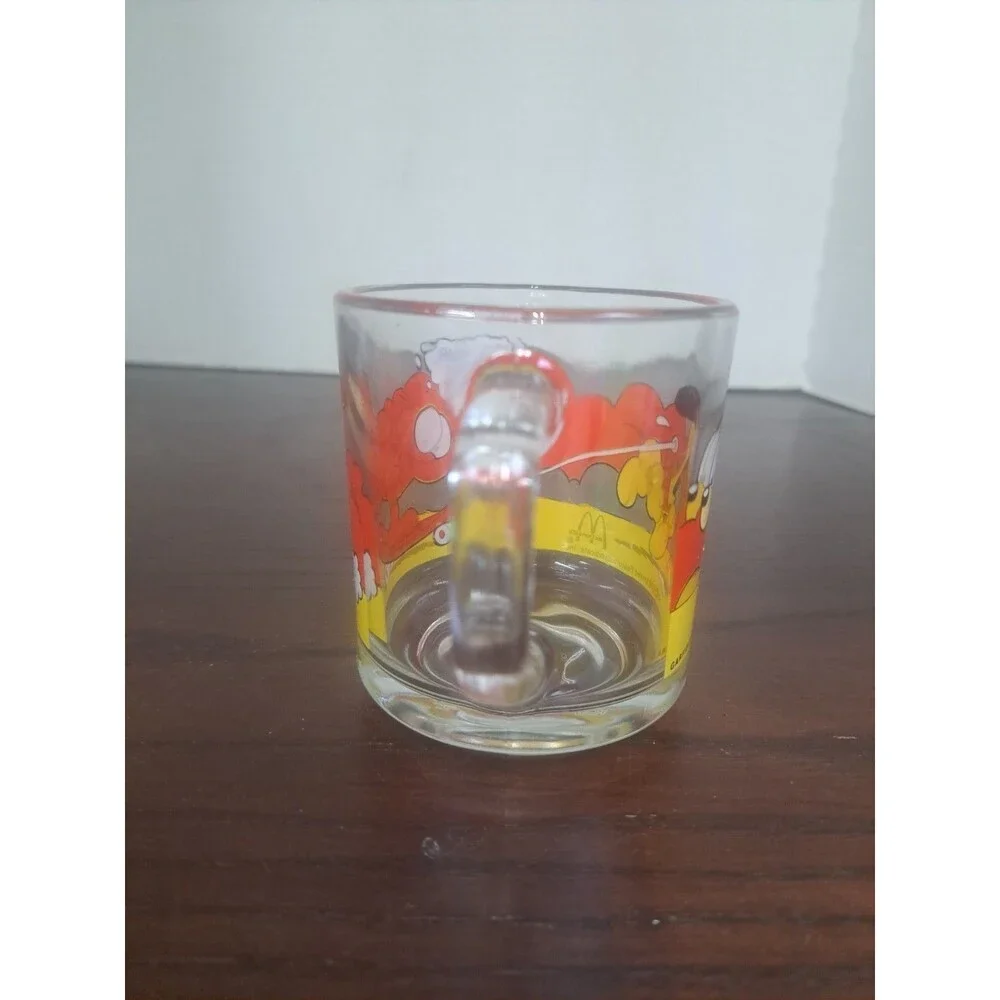 1978 McDonalds Anchor Hocking Garfield Use Your Friends Wisely  Mug
